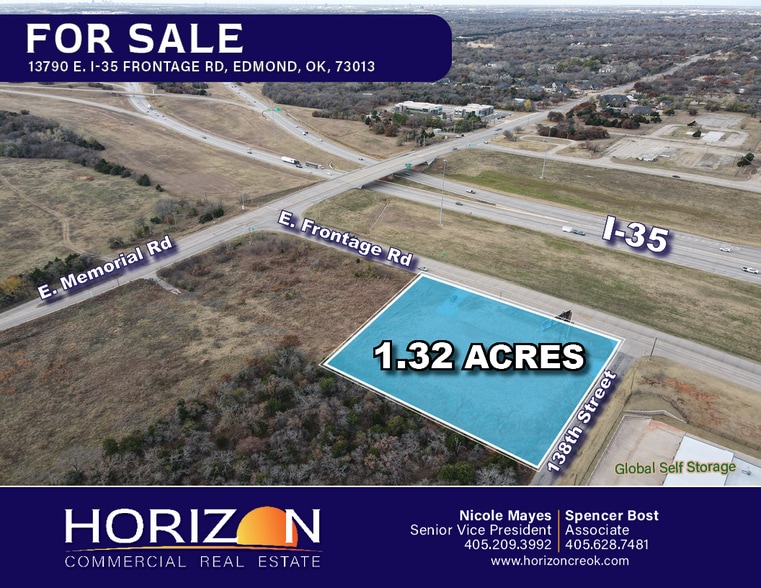 Primary Photo Of 13790 I- 35 Frontage, Edmond Land For Sale