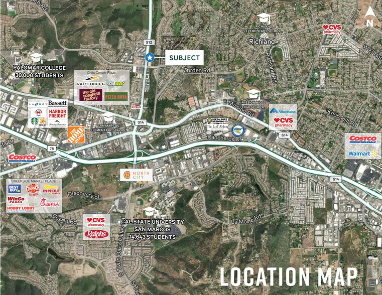 More Photos Of N Twin Oaks Valley Rd, San Marcos Land For Sale