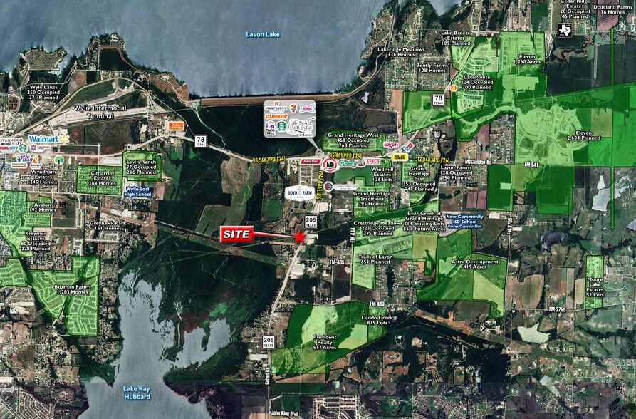 More Photos Of 10894 State Highway 205, Lavon Land For Sale