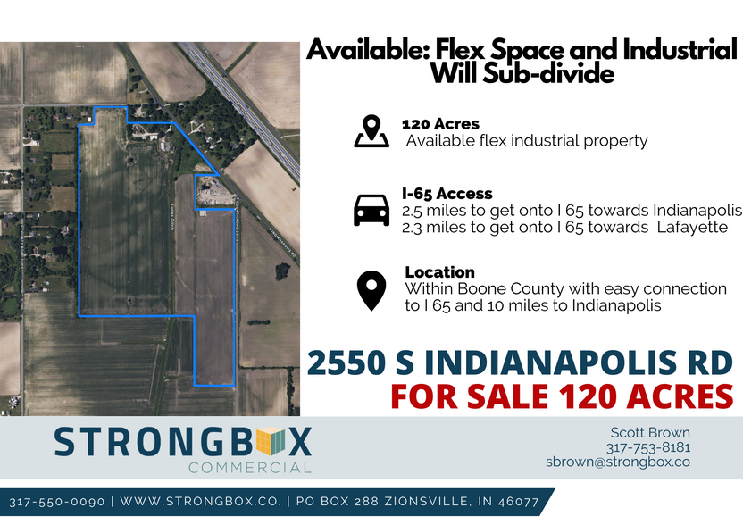 Primary Photo Of 2550 S Indianapolis Rd, Lebanon Land For Sale