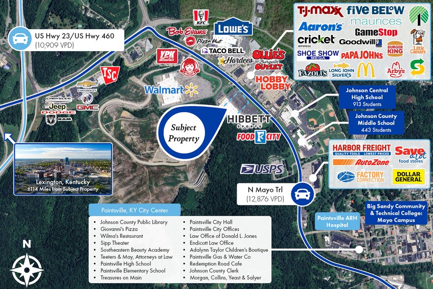 More Photos Of 344 N Mayo Trl, Paintsville Storefront For Sale