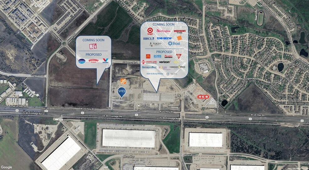 More Photos Of US Hwy 80 and Gateway Blvd, Forney Land For Sale