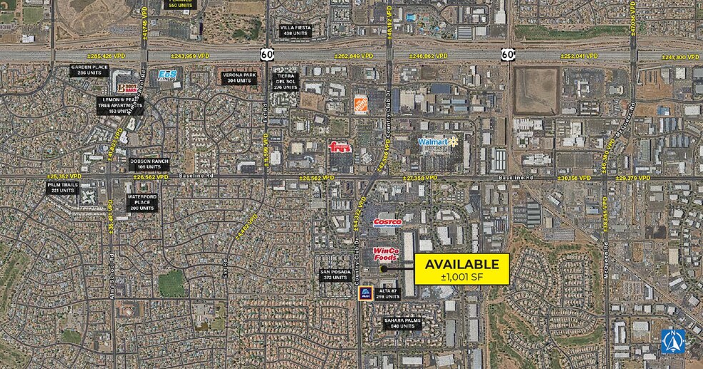 More Photos Of Country Club Dr & Baseline Rd SSEC, Gilbert Storefront Retail Office For Lease