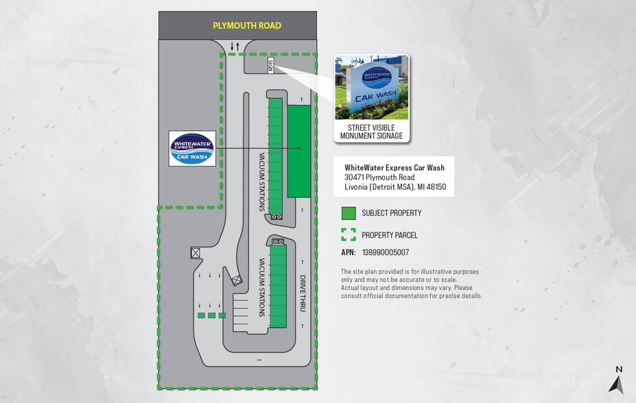 Primary Photo Of 30471 Plymouth Rd, Livonia Carwash For Sale