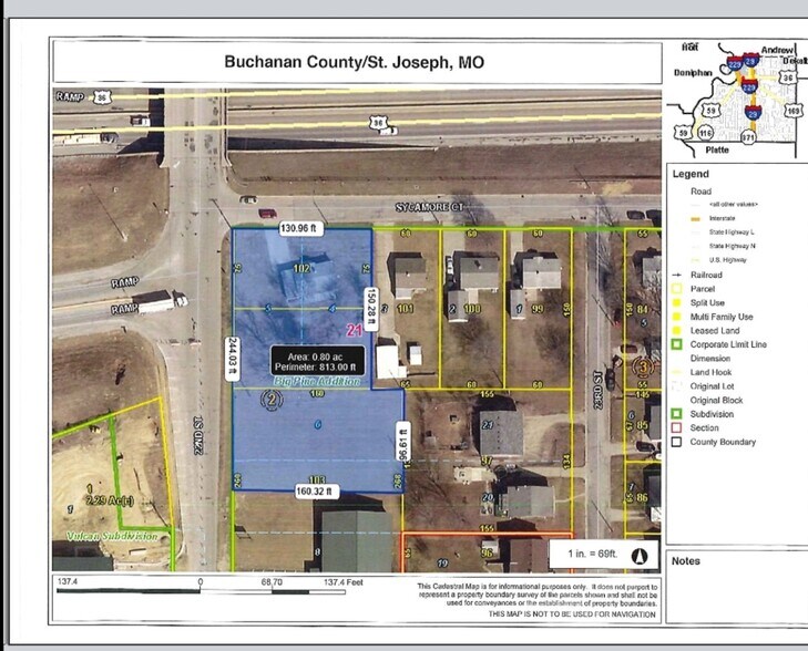 More Photos Of 2221 S 22nd Street, Saint Joseph Land For Sale