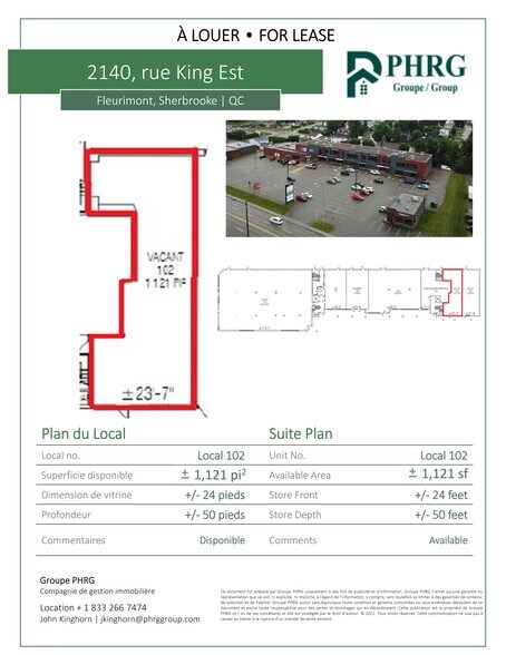 More Photos Of 2140 St King E, Sherbrooke General Retail For Lease