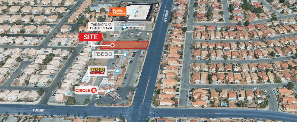 Primary Photo Of Buffalo Drive @ Peace Way, Las Vegas Land For Lease