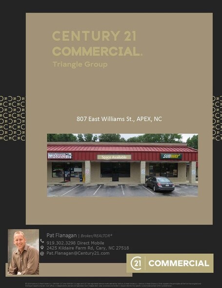 Primary Photo Of 803-817 E Williams St, Apex Unknown For Lease