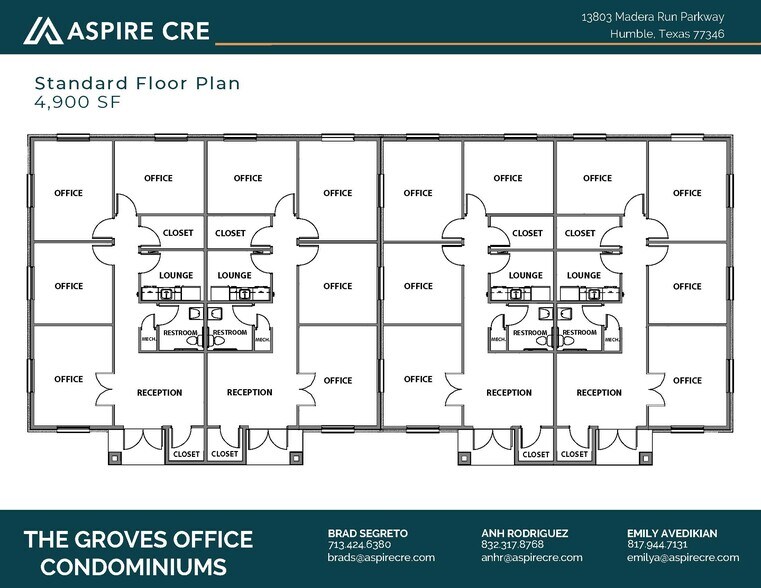 More Photos Of 13803 Madera Run, Humble Office For Sale