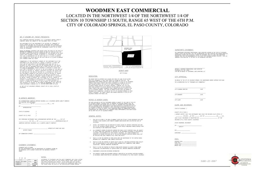 More Photos Of Woodmen Rd & Mohawk Rd, Colorado Springs Land For Sale