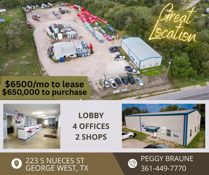 Primary Photo Of 223 S Nueces, George West Showroom For Sale