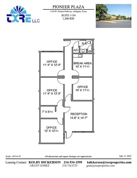 More Photos Of 1140 W Pioneer Pky, Arlington Office For Lease
