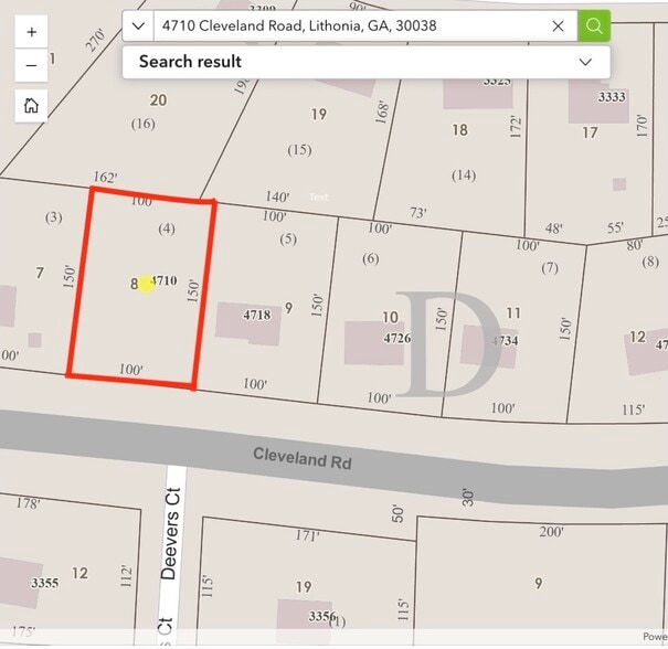 More Photos Of 4710 Cleveland Rd, Stonecrest Land For Sale