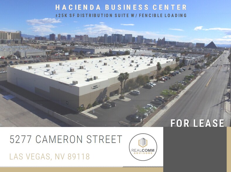 Primary Photo Of 5277 Cameron St, Las Vegas Warehouse For Lease