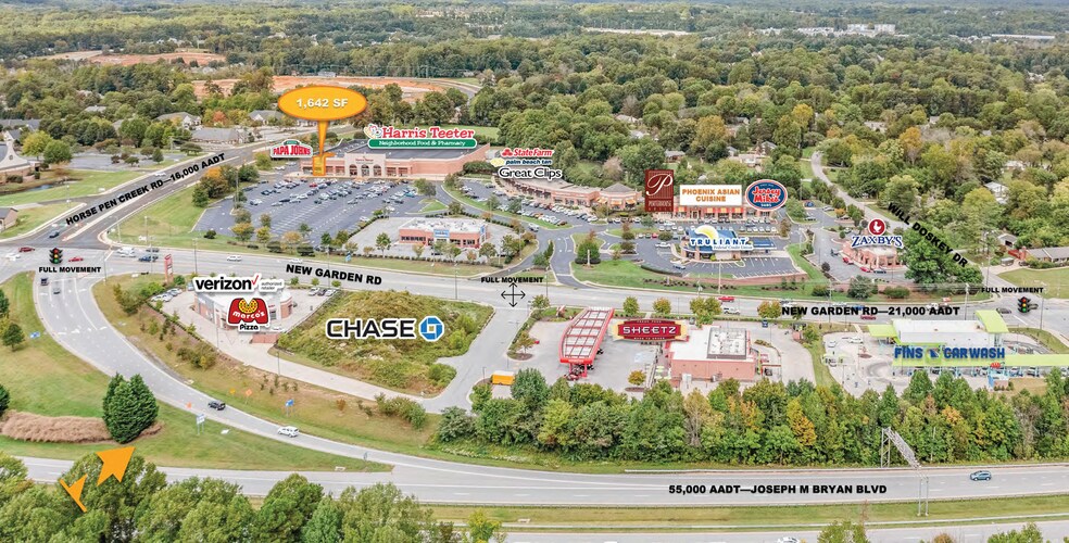 Primary Photo Of 1601-1651 New Garden Rd, Greensboro Unknown For Lease