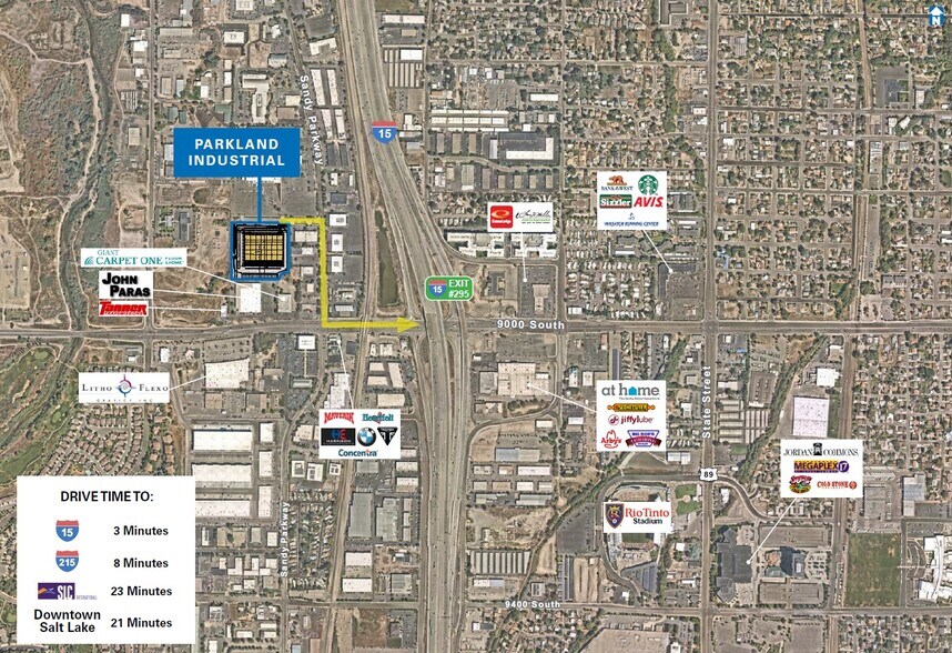 More Photos Of 565 Parkland Drive, Sandy Warehouse For Lease