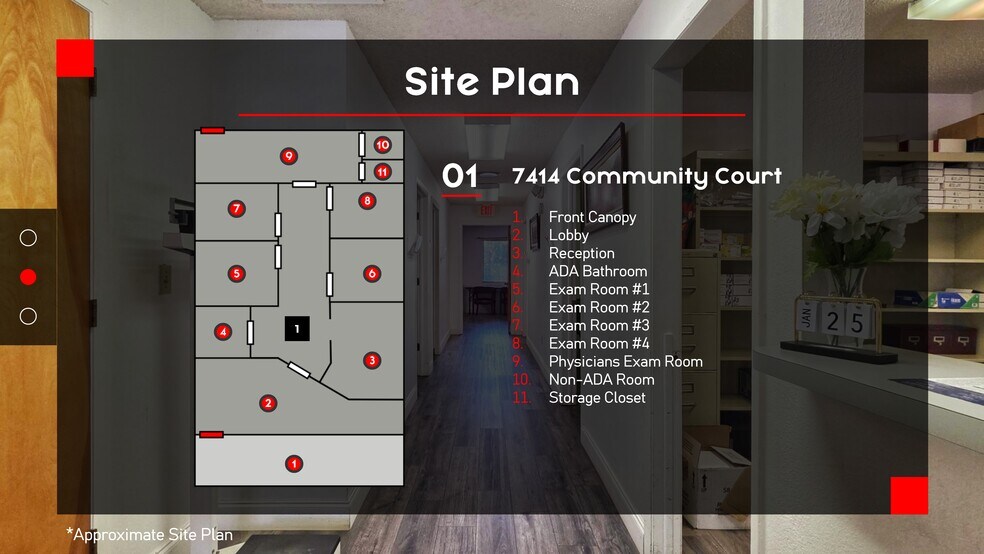 More Photos Of 7412-7426 Community Ct, Hudson Medical For Sale