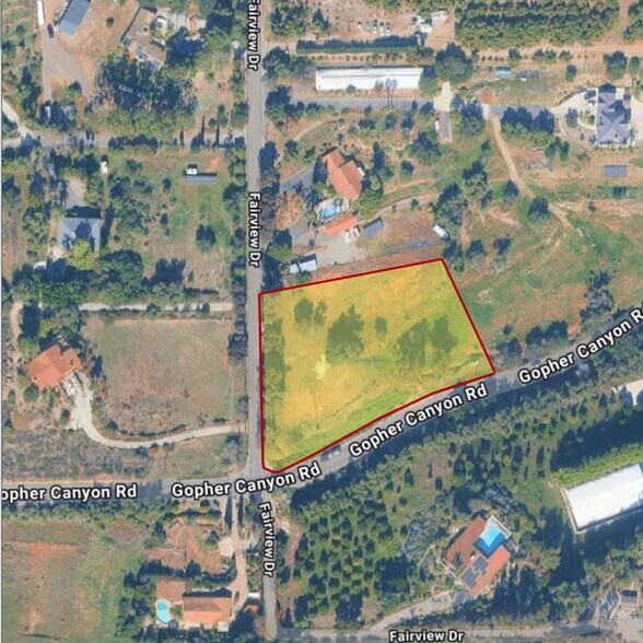 Primary Photo Of 0 Fairview Drive, Vista Land For Sale