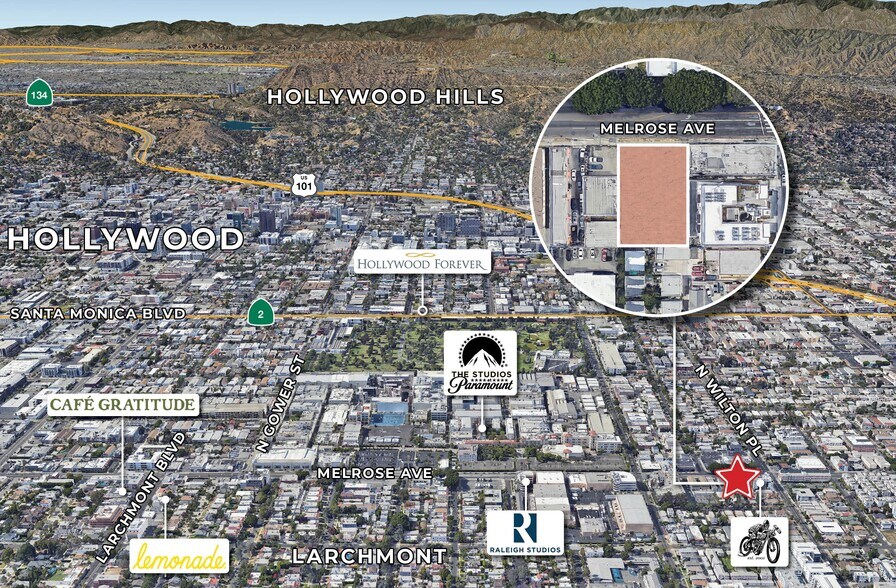 Primary Photo Of 5212 Melrose Ave, Los Angeles Land For Sale