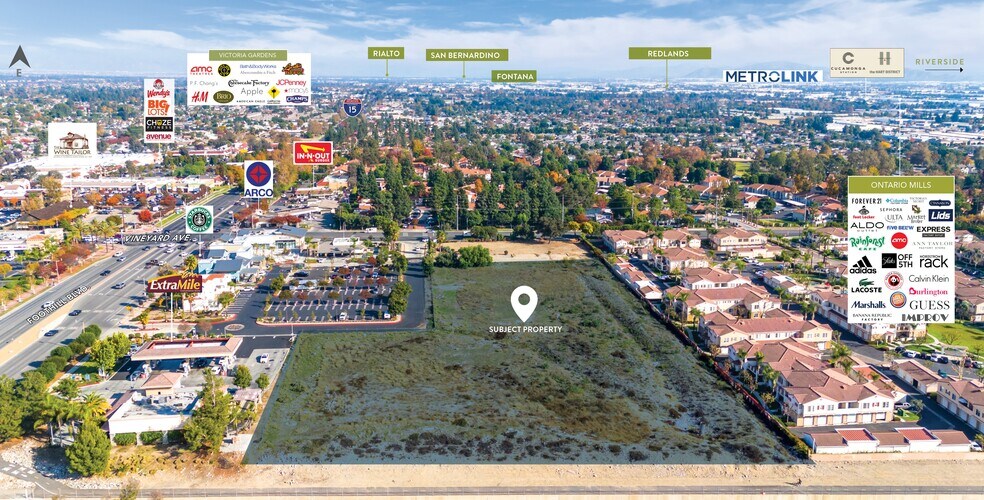 More Photos Of SWC of Foothill Blvd & Vineyard Ave, Rancho Cucamonga Land For Sale