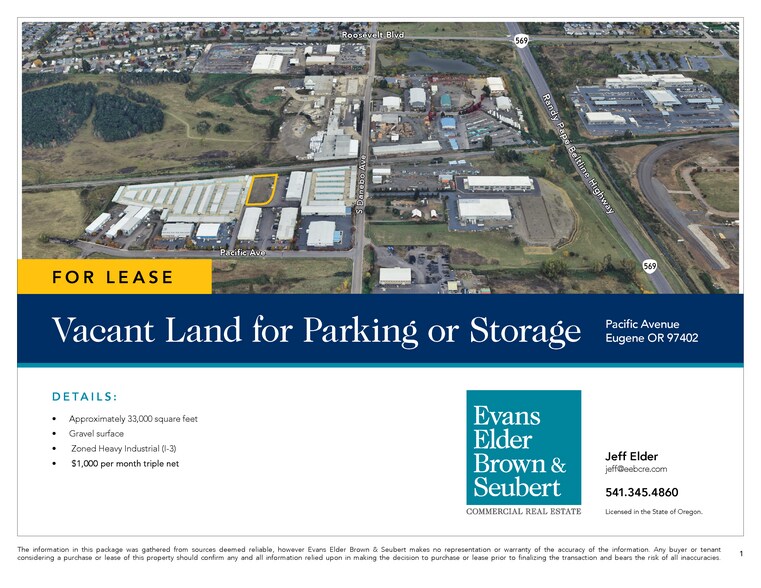More Photos Of Pacific Ave @ S Danebo Ave, Eugene Land For Lease