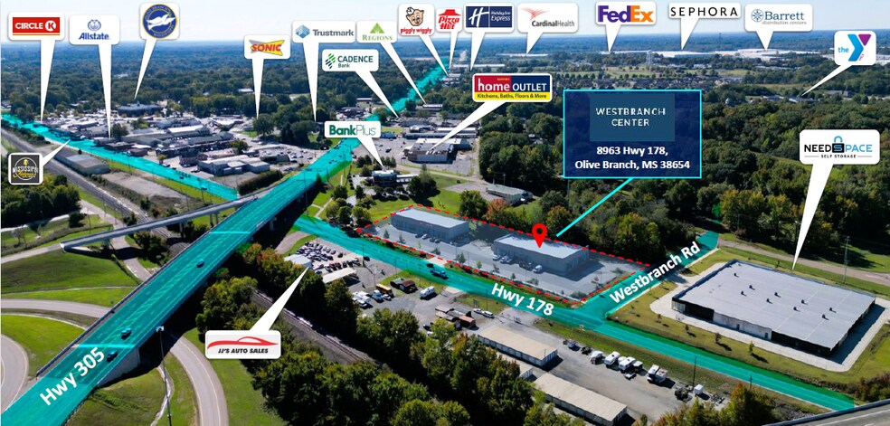 More Photos Of 8963 Hwy 178 Hwy, Olive Branch General Retail For Lease