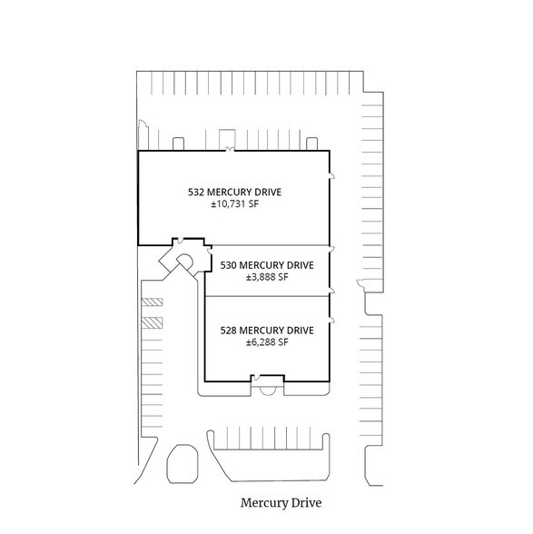 More Photos Of 528-532 Mercury Dr, Sunnyvale Light Manufacturing For Lease