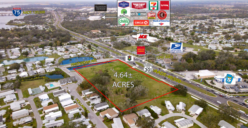 Primary Photo Of US 301 & Amsterdam, Ellenton Land For Lease