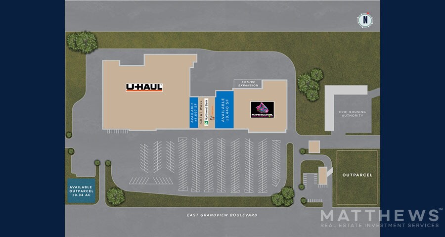 More Photos Of 1324-1424 E Grandview Blvd, Erie Unknown For Lease