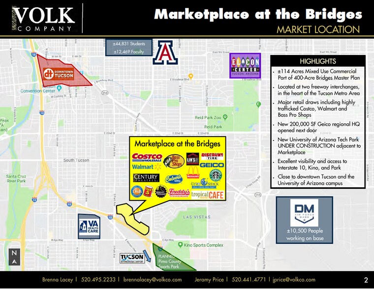 More Photos Of 1495 E Tucson Marketplace Blvd, Tucson General Retail For Lease