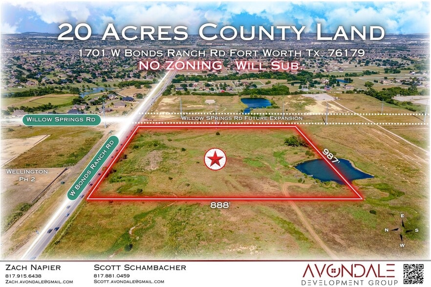 More Photos Of 1701 Bonds Ranch Rd, Fort Worth Land For Sale