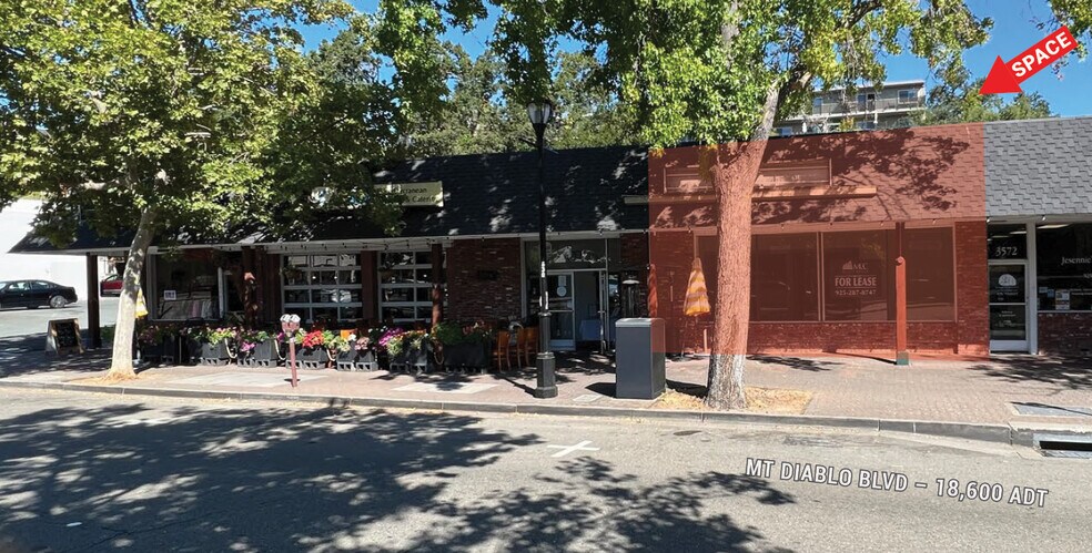 More Photos Of 3572-3578 Mt Diablo Blvd, Lafayette Storefront For Lease