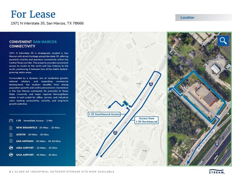 More Photos Of 1971 N I-35, San Marcos Warehouse For Lease