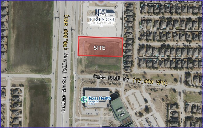 Primary Photo Of NE Dallas Pky & Cobb Hill Dr, Frisco Land For Sale