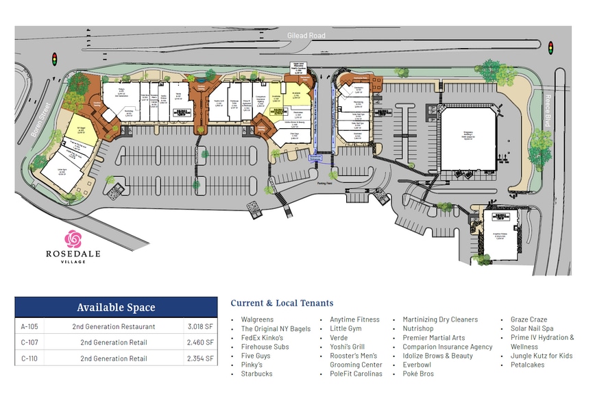 More Photos Of 9810-9848 Gilead Rd, Huntersville Unknown For Lease