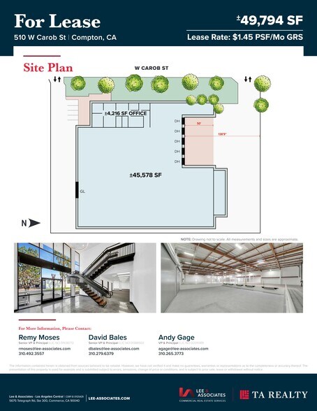 More Photos Of 510 W Carob St, Compton Manufacturing For Lease
