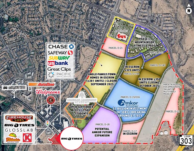 More Photos Of SWC of Vistancia Blvd & El Mirage Rd, Peoria General Retail For Sale