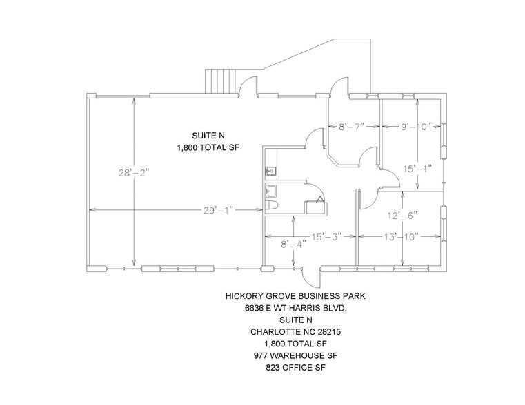 More Photos Of 6600 E W T Harris Blvd, Charlotte Office For Lease
