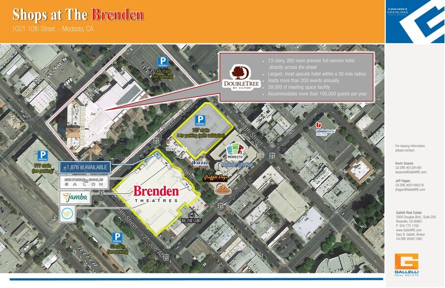 More Photos Of 1021 10th St, Modesto Movie Theatre For Lease