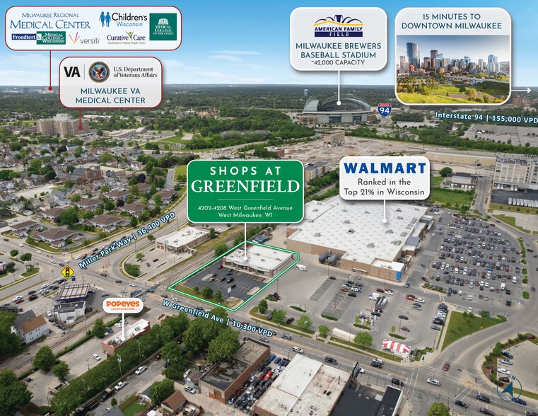 More Photos Of 4202-4208 W Greenfield Ave, West Milwaukee General Retail For Sale