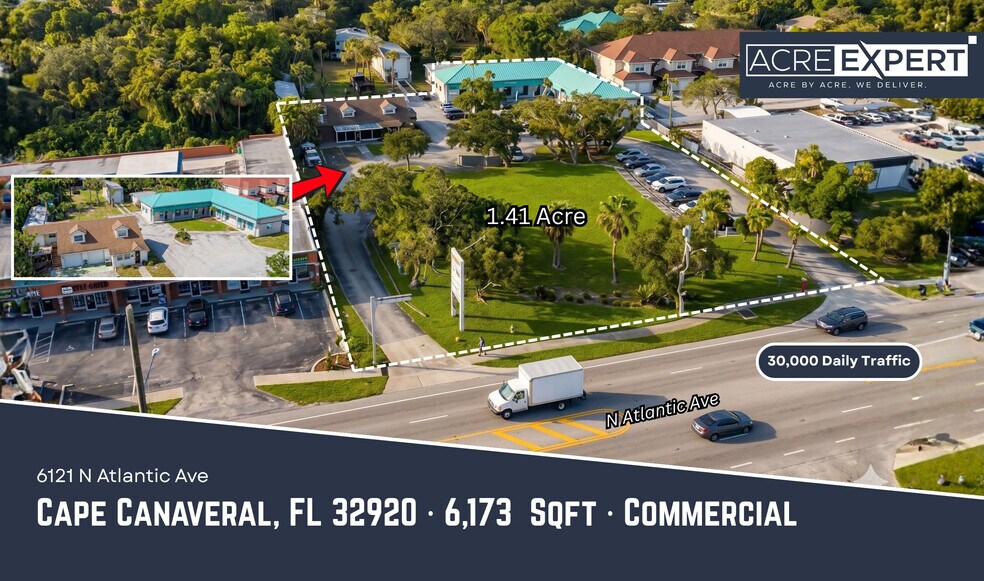 Primary Photo Of 6121 N Atlantic Ave, Cape Canaveral Office For Sale