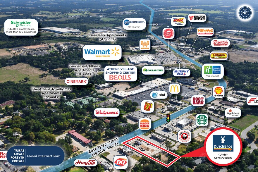 More Photos Of 1002 E Tyler St, Athens Fast Food For Sale