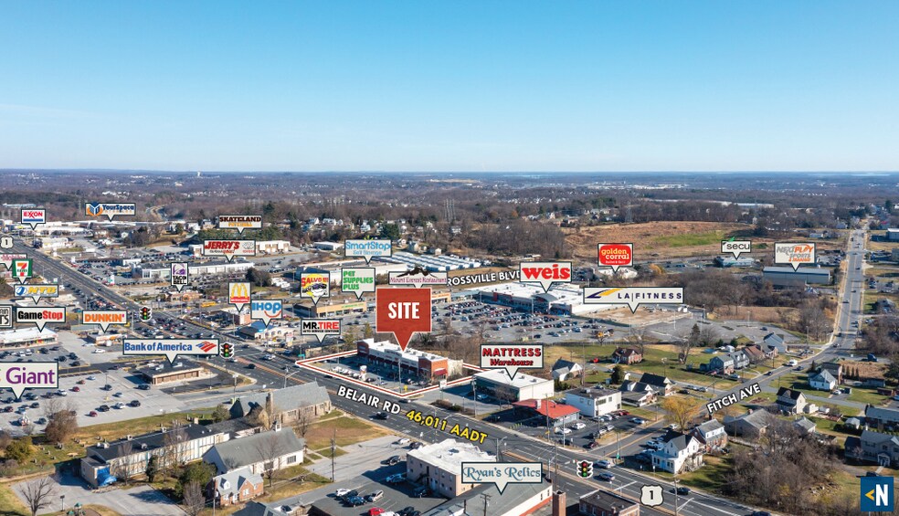 More Photos Of 7911-7915 Belair Rd, Baltimore Unknown For Lease