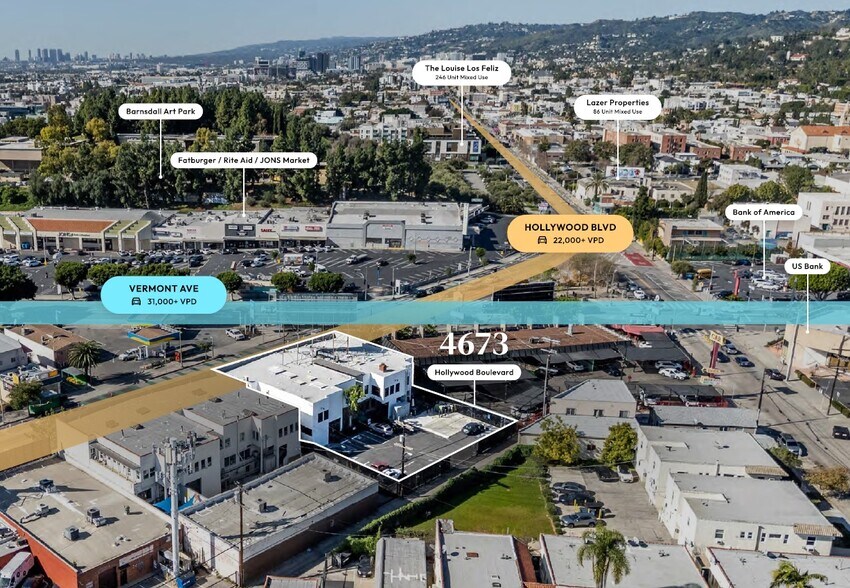 More Photos Of 4679 Hollywood Blvd, Los Angeles Storefront Retail Residential For Sale