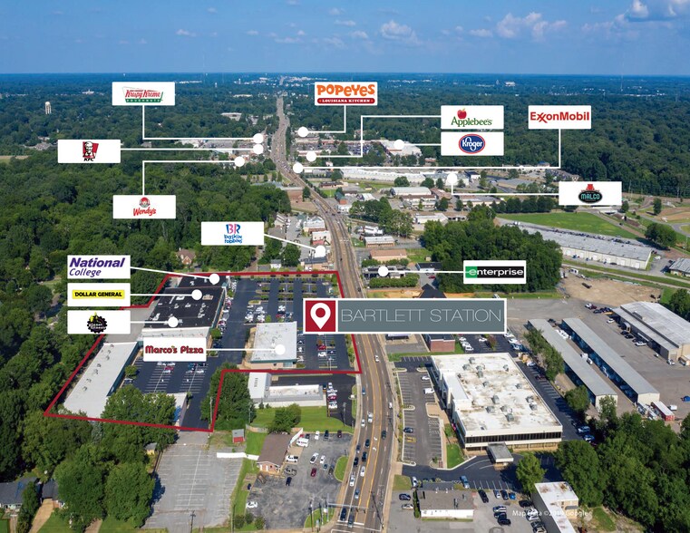 More Photos Of 5740-5756 Stage Rd, Bartlett Storefront For Sale