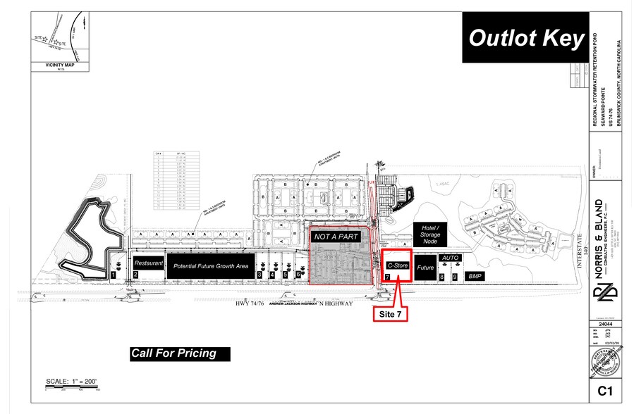 Primary Photo Of Compass Pointe South Wynd NE, Leland Land For Lease