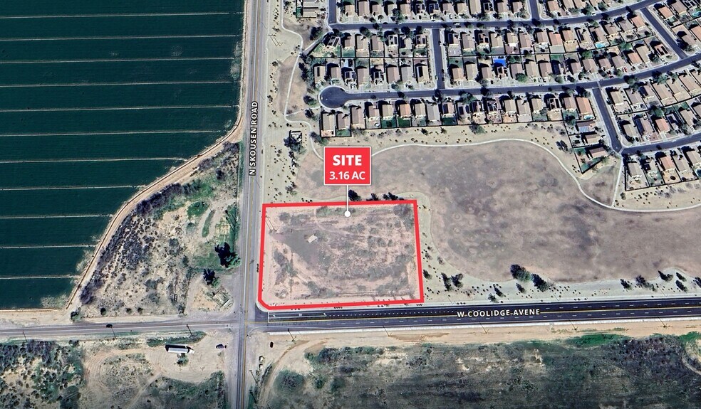 Primary Photo Of NEC Skousen Road & Coolidge Avenue, Coolidge Land For Sale