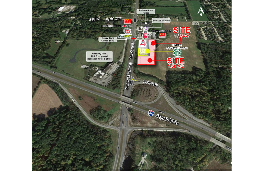 Primary Photo Of Route 43 & Northgate Dr, West Lafayette Land For Lease