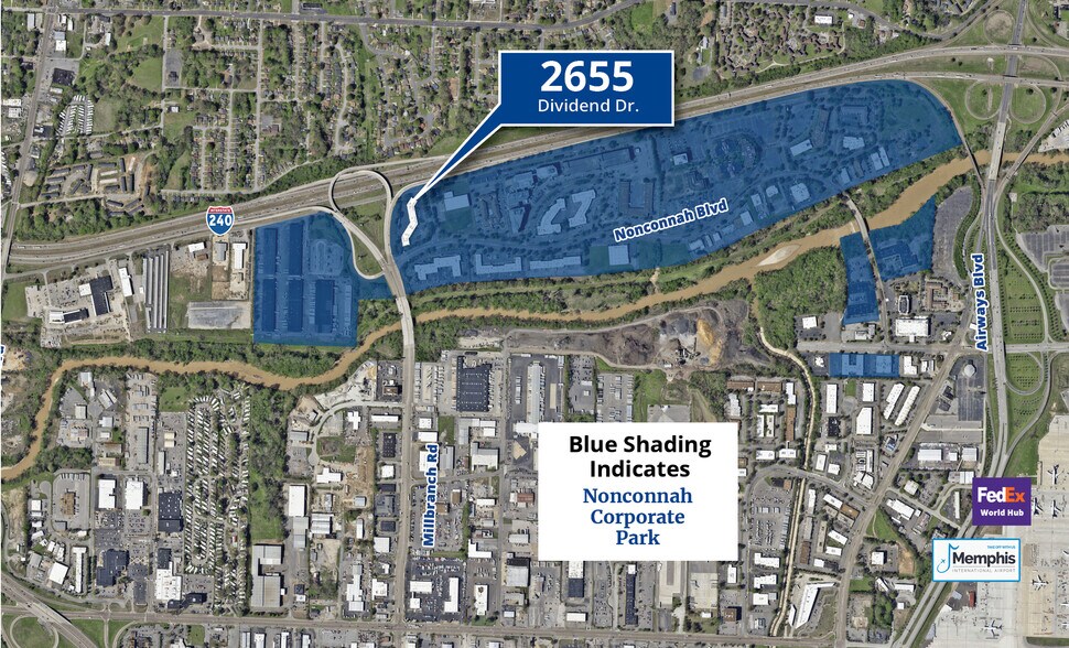 More Photos Of 2655 Dividend Dr, Memphis Light Distribution For Lease