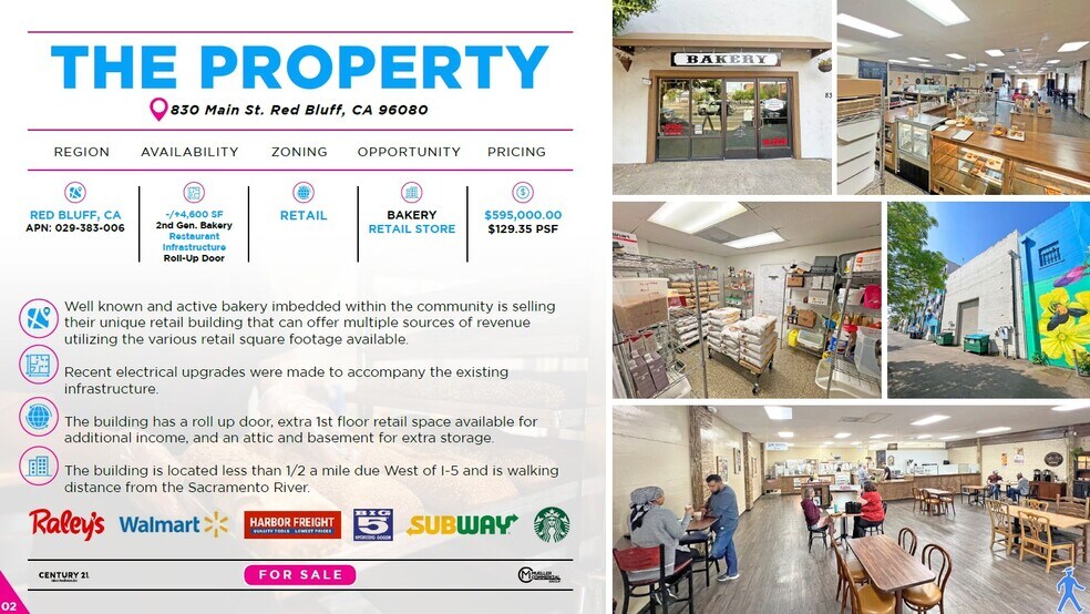 More Photos Of 830 Main St, Red Bluff Freestanding For Sale